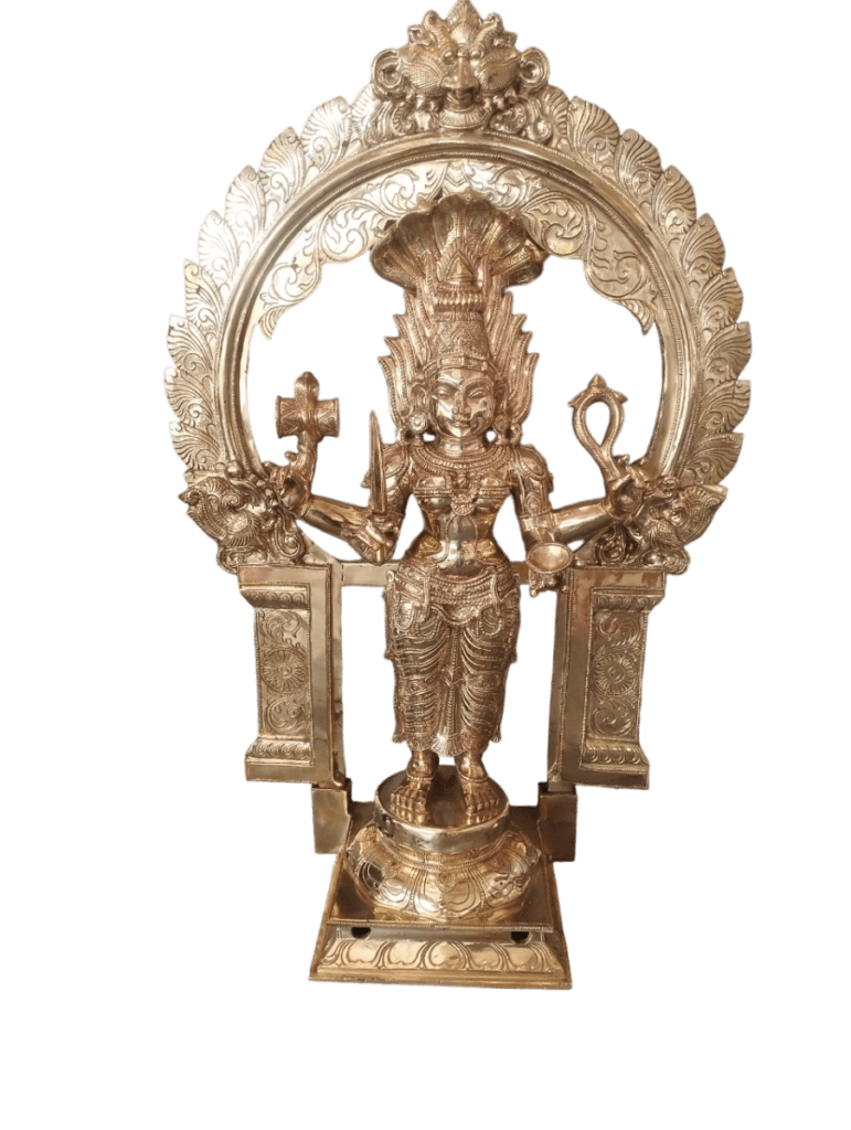 Panchaloha icon of goddess Sri Maha mariamman