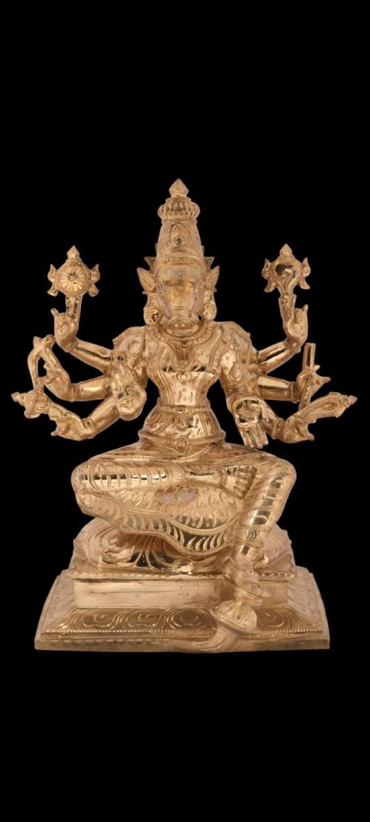 Goddess Varahi Amman Bronze Statue